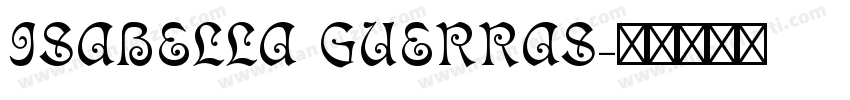 ISABELLA GUERRAS字体转换